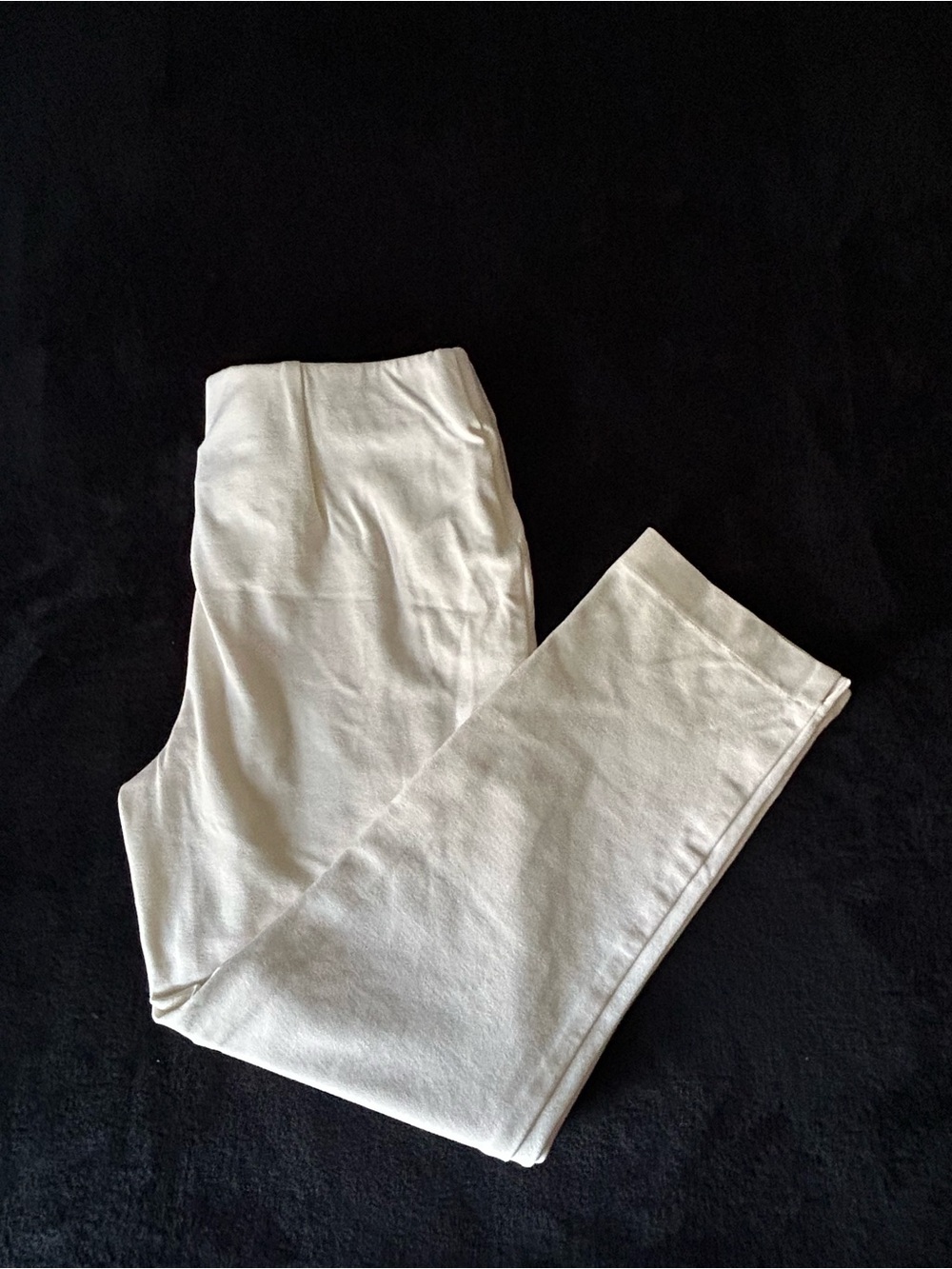 Women’s Cream Straight-Leg Pants